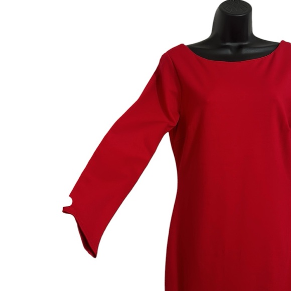 Lulus Dreaming About You Red Long Sleeve Maxi Dress Sz L - Picture 6 of 13